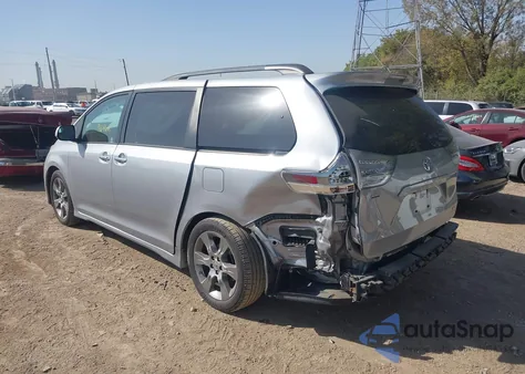 2015 Toyota Sienna Sport from USA, damaged, VIN 5TDXK3DC3FS558896